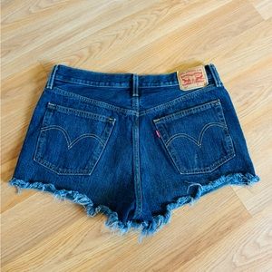 501 denim shorts